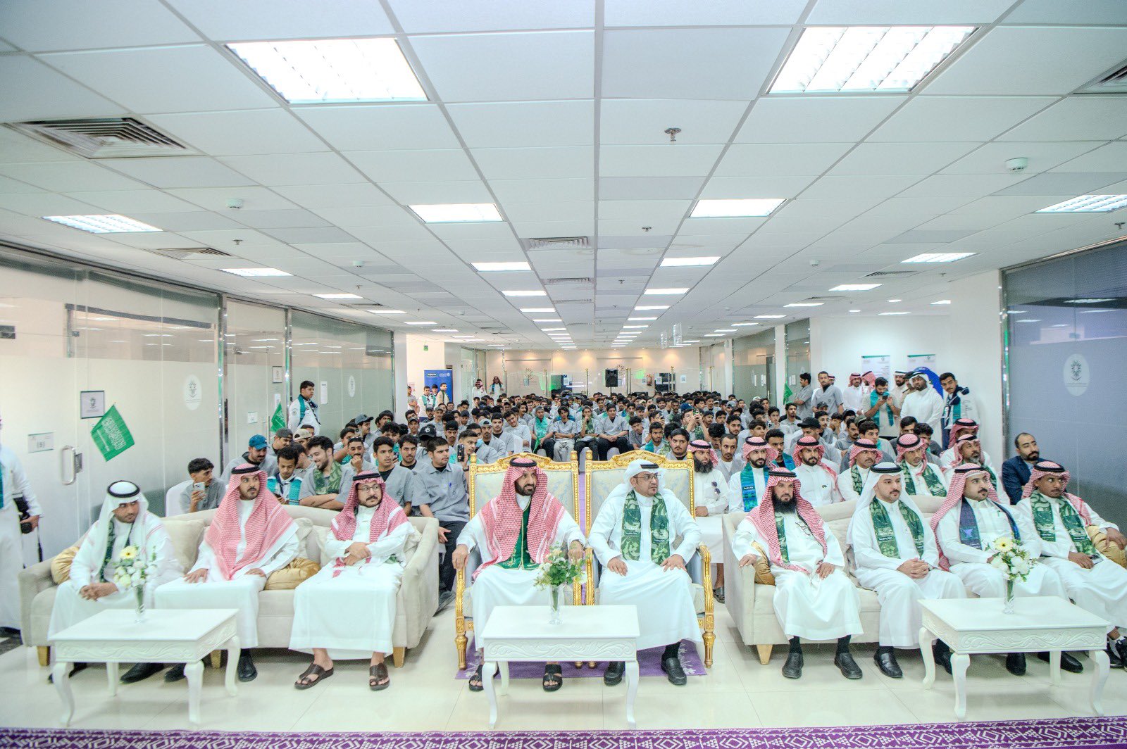 احتفاء الكلية التقنية بحائل باليوم الوطني السعودي