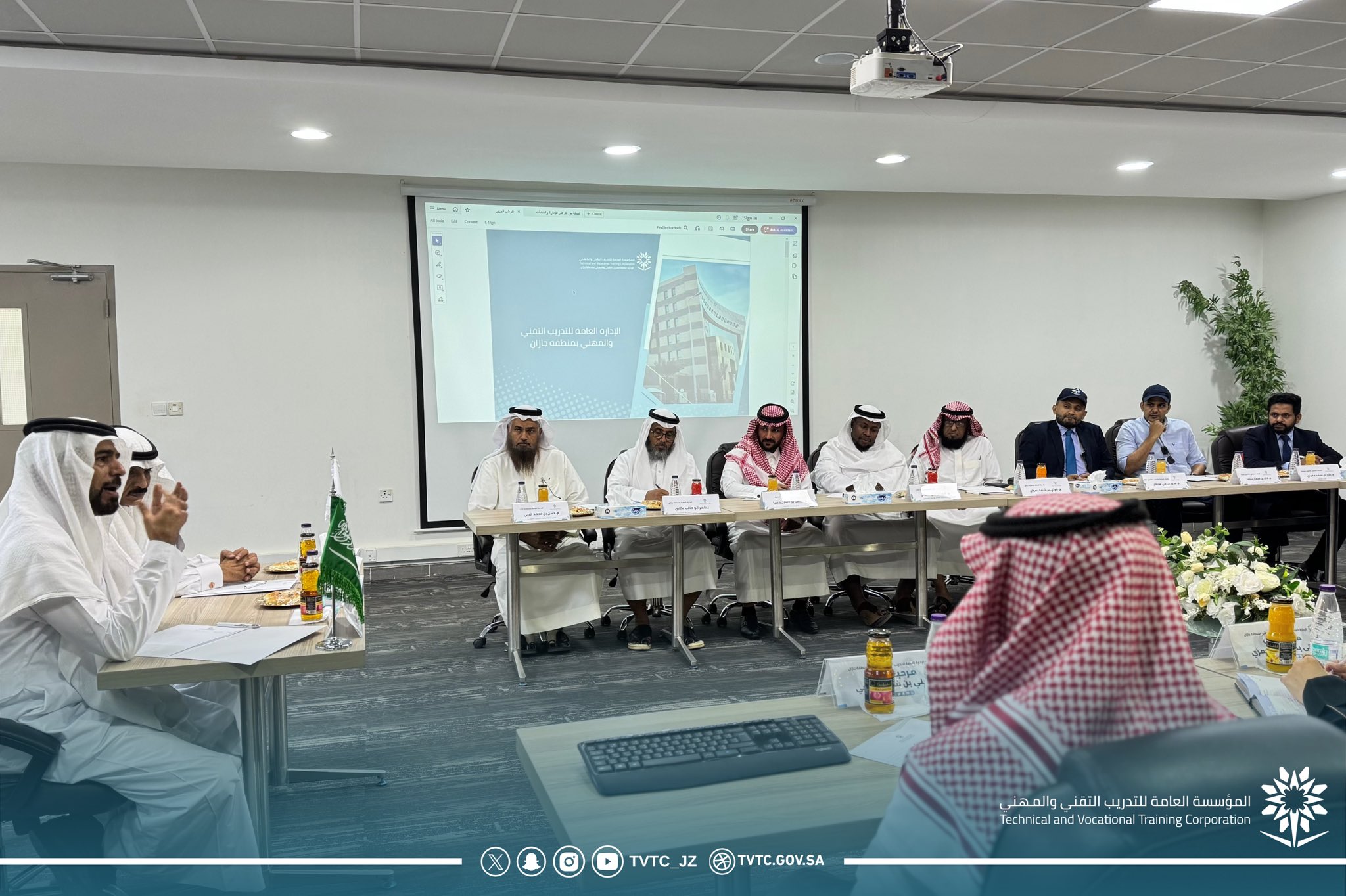 زيارة سعادة نائب المحافظ المساعد للخدمات المساندة