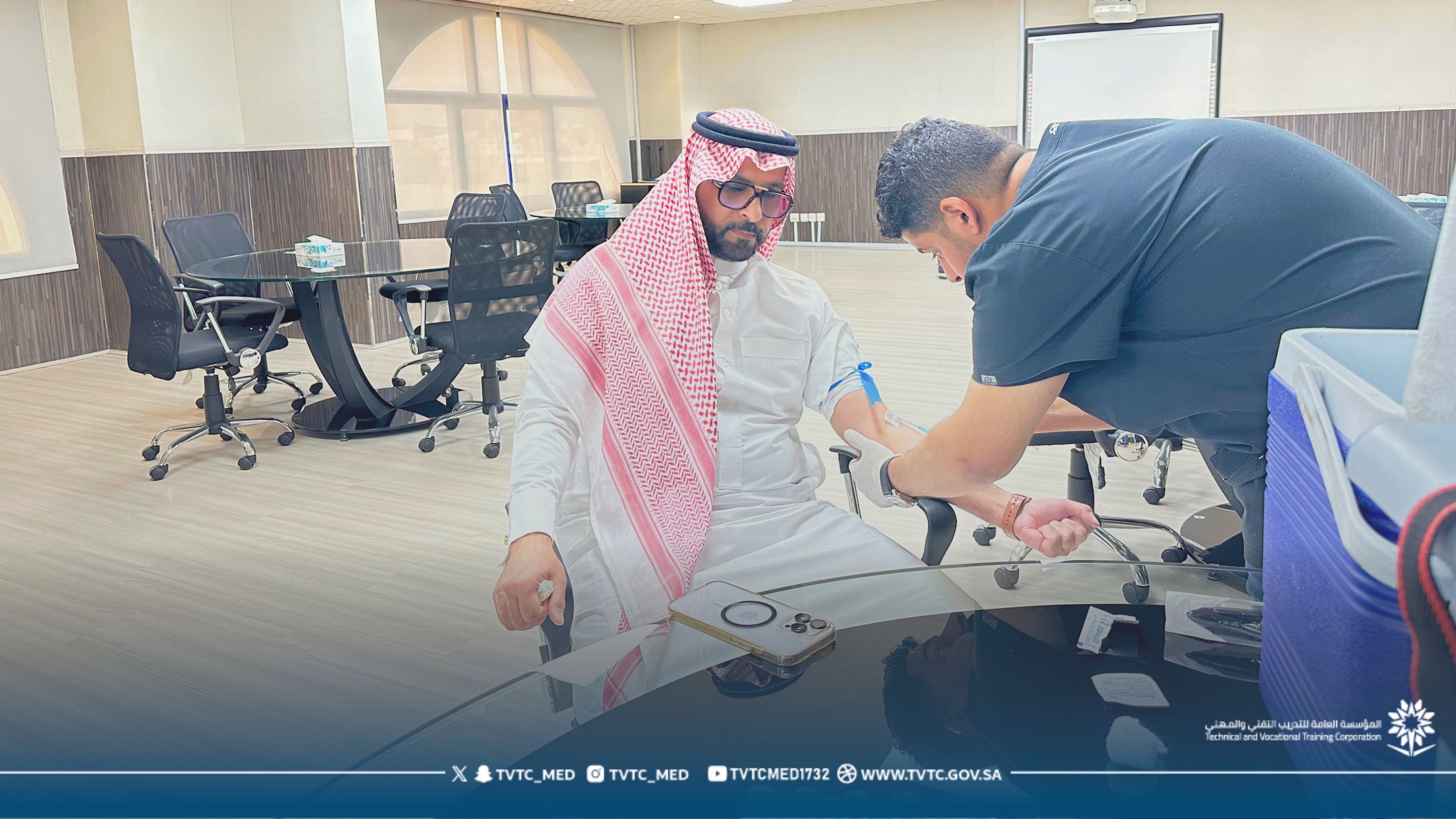 نفذت الإدارة العامة للتدريب التقني والمهني بمنطقة المدينة المنورة حملة للتطعيم ضد الإنفلونزا الموسمية 