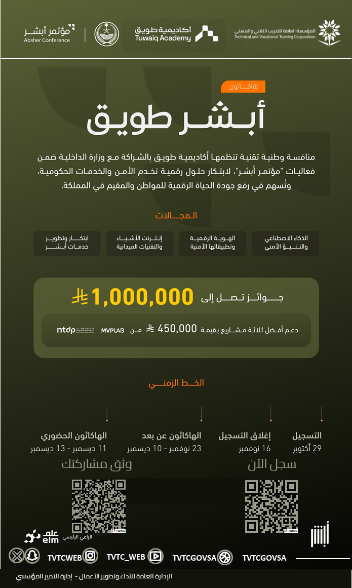 هاكاثون أبشر طويق