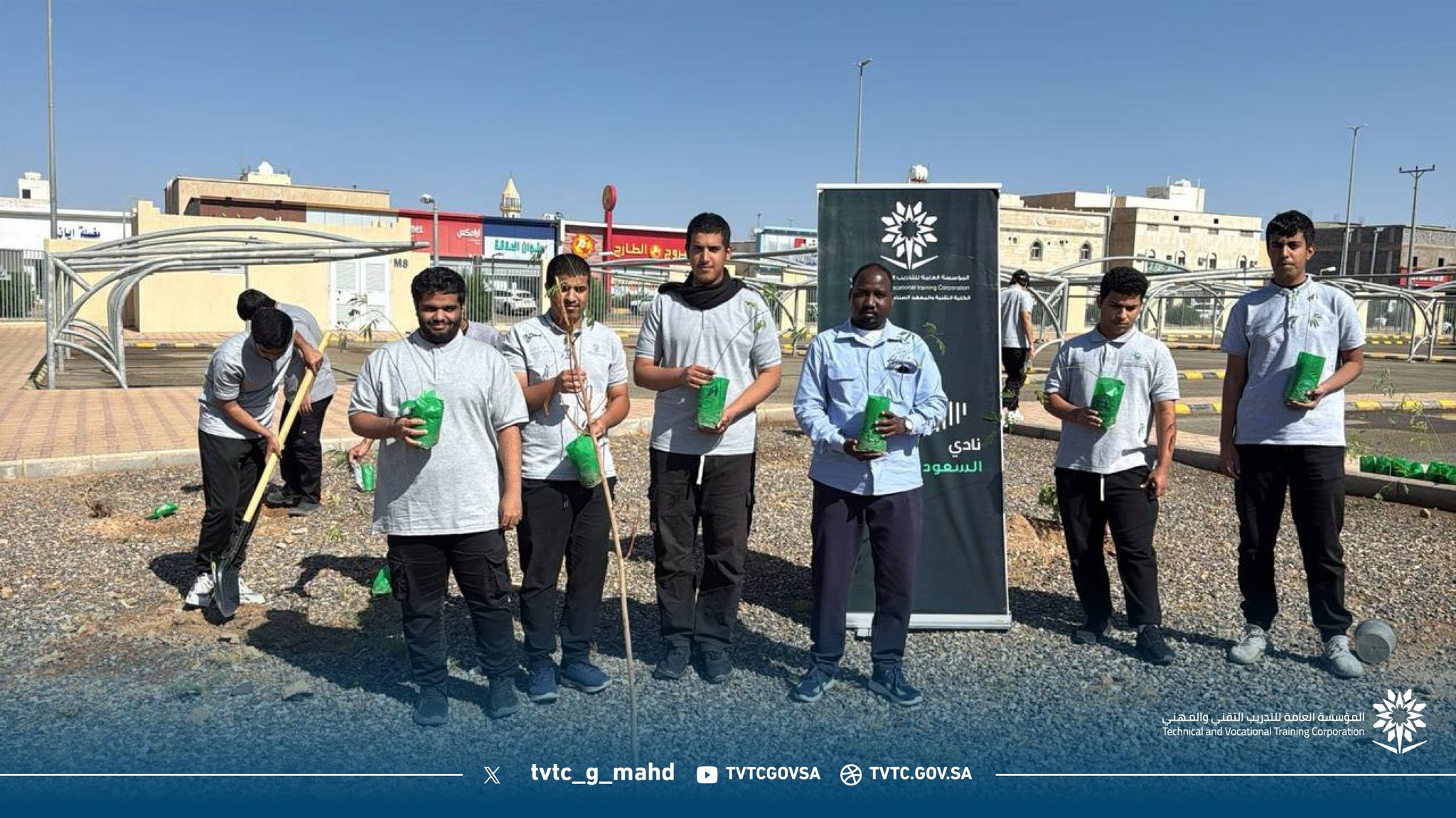 زراعة شتلات زراعية داخل المنشأة