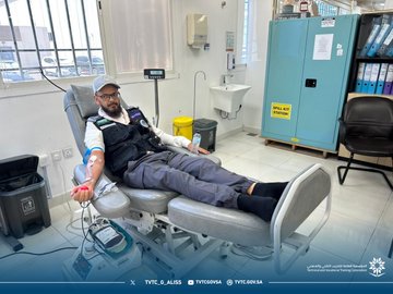 مشاركة الكلية في الحملة الوطنية للتبرع بالدم  4.jpg