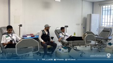 مشاركة الكلية في الحملة الوطنية للتبرع بالدم 3.jpg