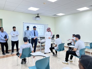 زيارة مدير عام التدريب التقني والمهني بمنطقة تبوك 
