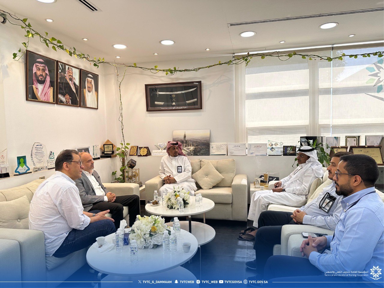 استقبل سعادة عميد الكلية التقنية بالدمام وفدًا من شركة إدراكي لحلول أنظمة SAP