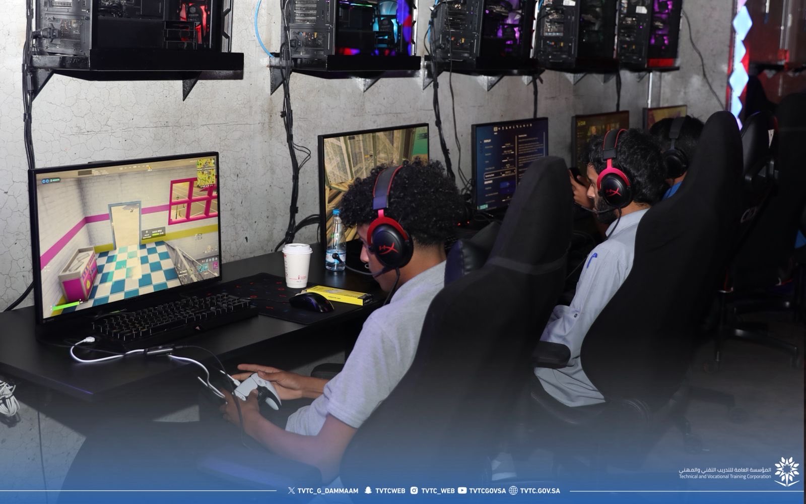 مشاركة الكلية التقنية بالدمام في اختتام البطولة الأولى للألعاب الإلكترونية لمنشآت التدريب التقني