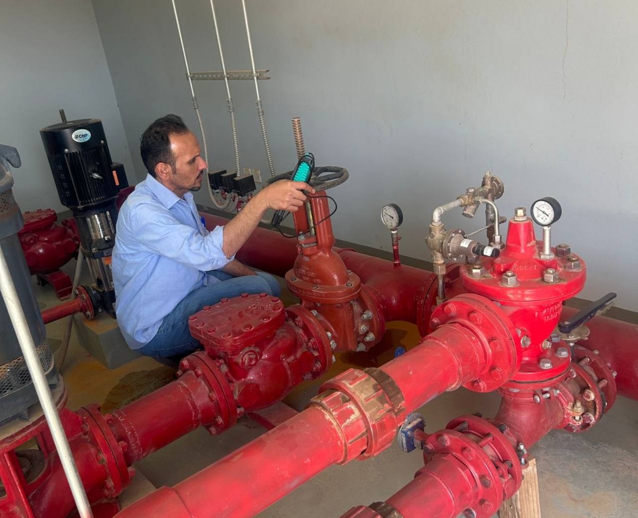 صيانة مضخة الحريق