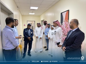 زيارة لمتابعة انطلاق العملية التدريبية مع بداية العام التدريبي الجديد