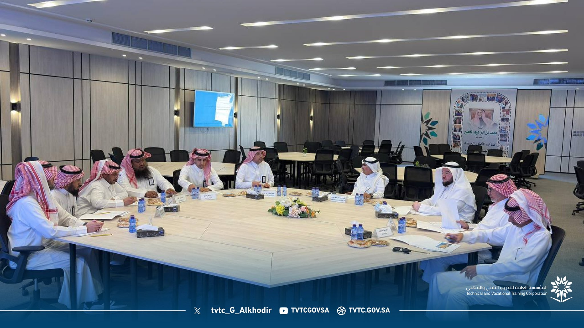 زيارة أ. خالد بن محمد الخضير لكلية محمد الخضير التقنية